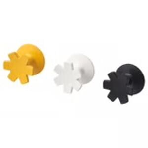 IKEA JORDBORR Self-Adhesive Multi-Color Hooks, Strong 3-Pack for Easy Decor